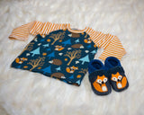 Woodland Top / Matching Woodland Tops for Dungarees or Trousers - Kinder Feet - 5