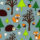 Woodland Dungarees - Available in Blue and Grey - Kinder Feet - 5