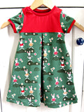 Snuggle Dress with Short Sleeves - Jersey Fabric - Kinder Feet - 2