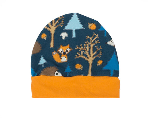 Woodland Hat - Available in blue and grey - Kinder Feet - 1