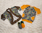 Woodland Cardigan - Available in blue and grey - Kinder Feet - 4