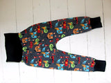 Snuggle Trousers - Extra High Waistband - Jersey - Kinder Feet - 5