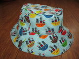 Reversible Sun Hats for Boys and Girls - Kinder Feet - 6