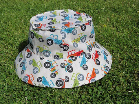 Reversible Sun Hats for Boys and Girls - Kinder Feet - 1