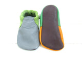 Little Colour - Colour Matching Grey Woodland Fabric - Kinder Feet - 2