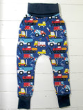 Snuggle Trousers - Extra High Waistband - Jersey - Kinder Feet - 6